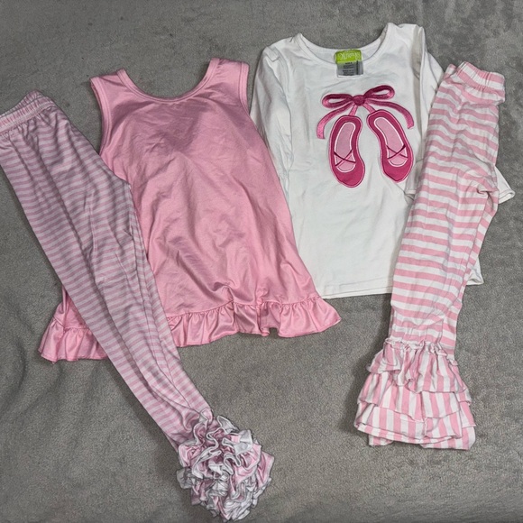 Pink and White Girls 5t outfits